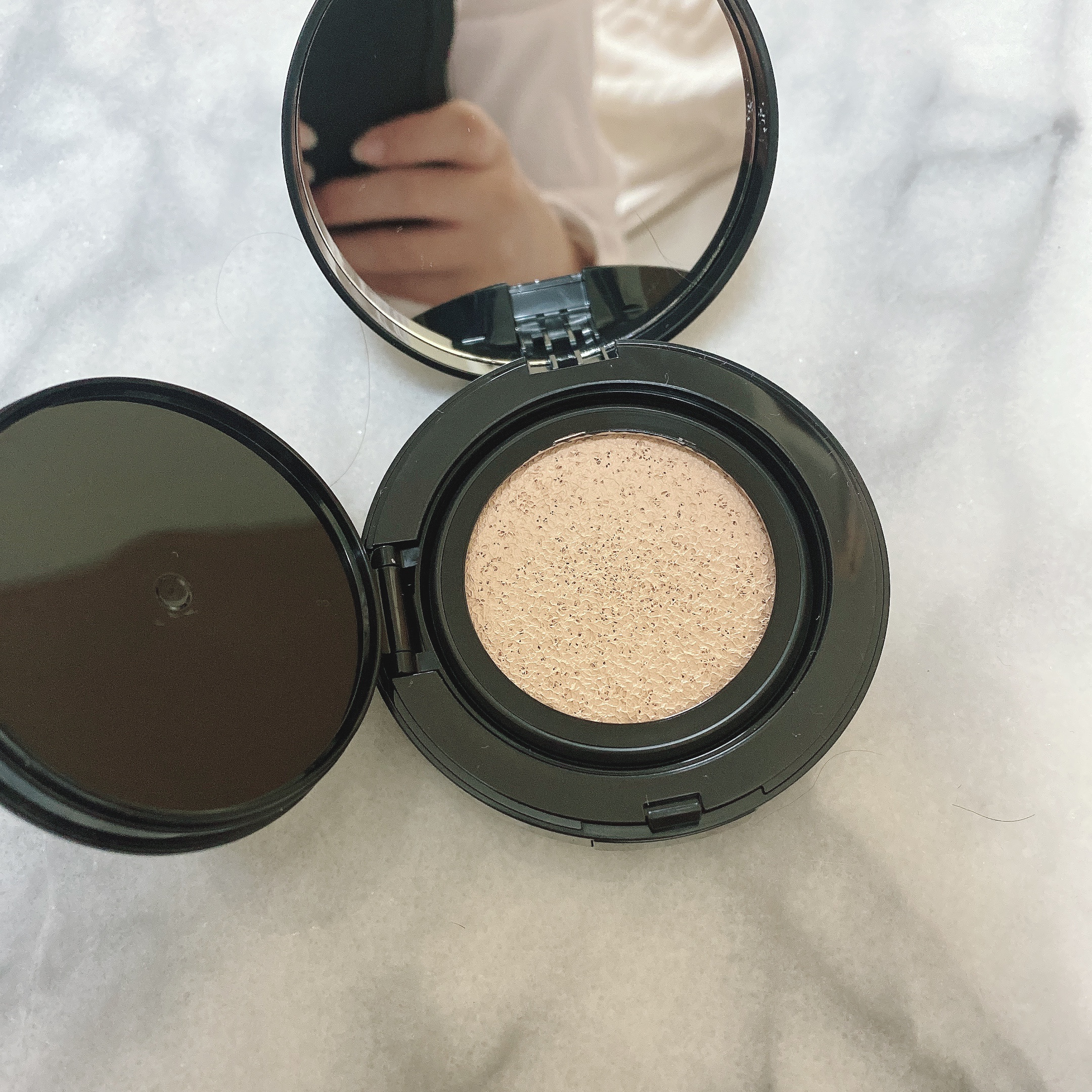 ケイト カラー＆カバークッション 05 フレンチアイボリー(レフィル)/KATE/クッションファンデーションを使ったクチコミ（2枚目）