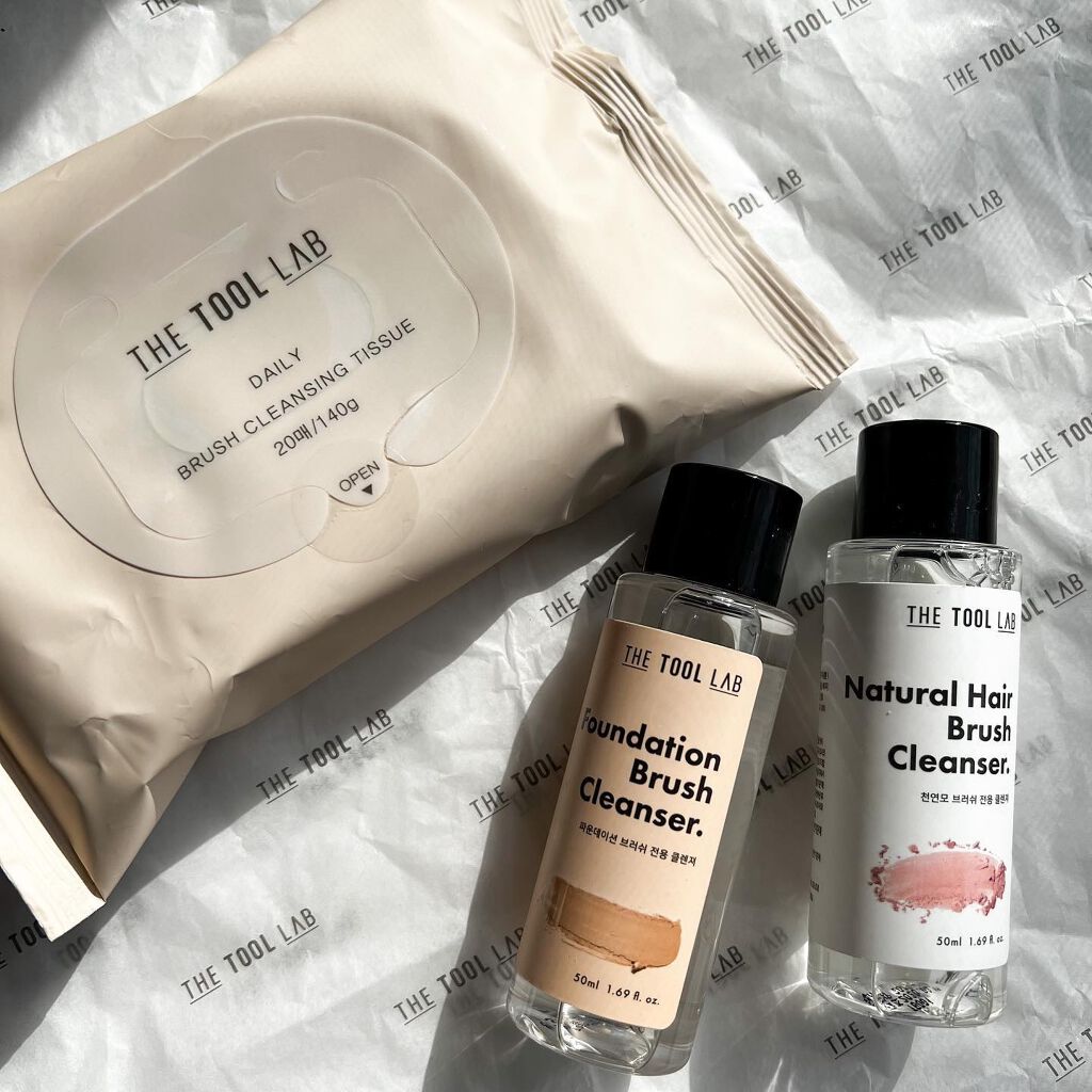 ブラシクレンジングシート/THE TOOL LAB/その他化粧小物を使ったクチコミ(1枚目)