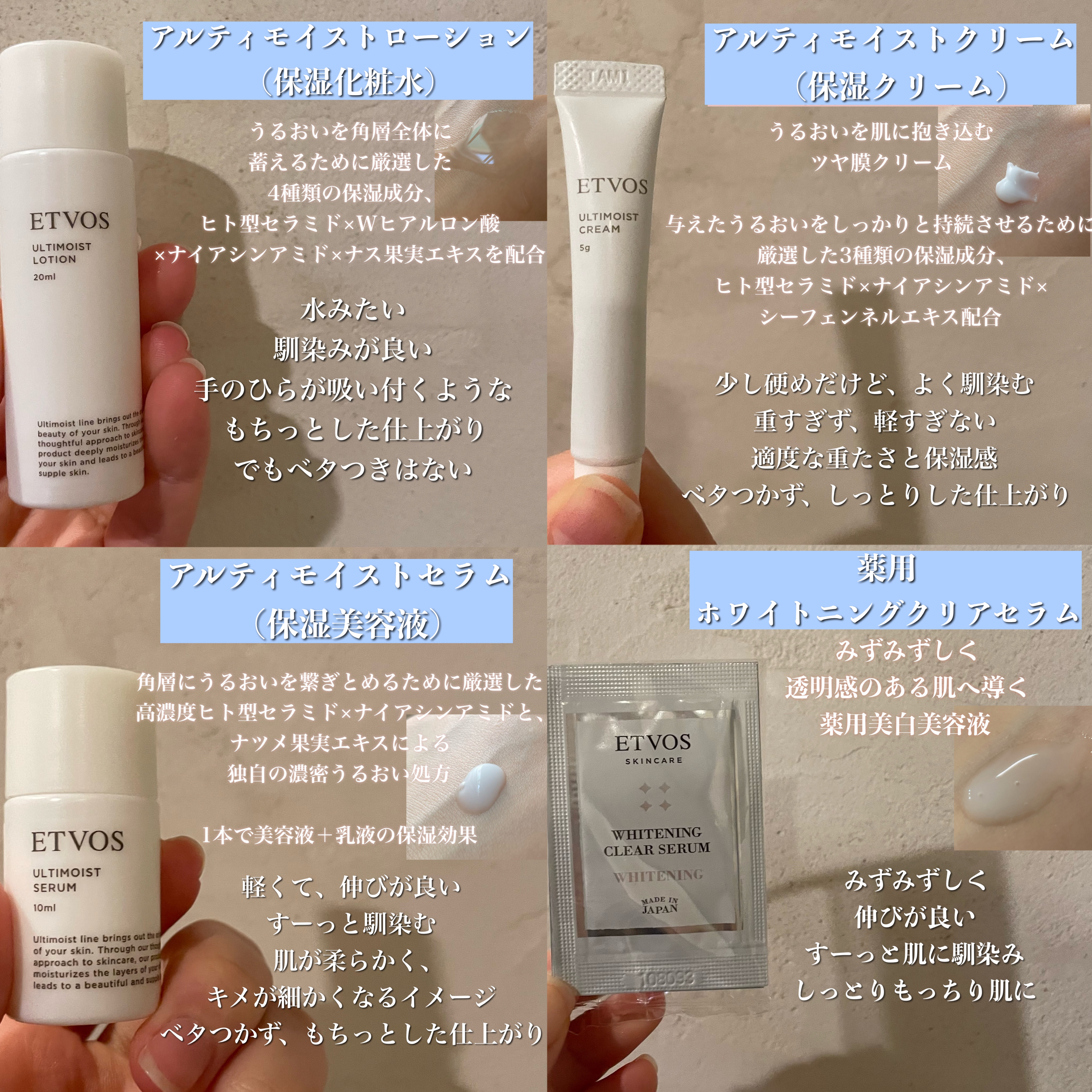 ETVOS エトヴォス モイスチャライジングセラム 50ml ２本 - スキンケア/基礎化粧品