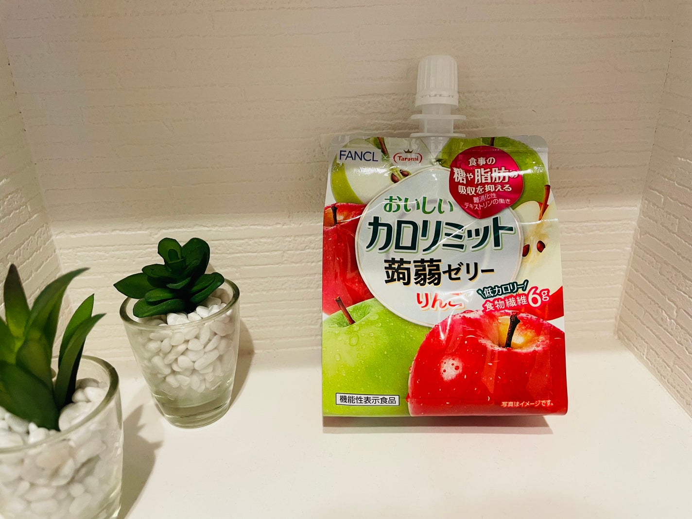 カロリミット 蒟蒻ゼリー りんご/たらみ/ゼリー飲料を使ったクチコミ(1枚目)
