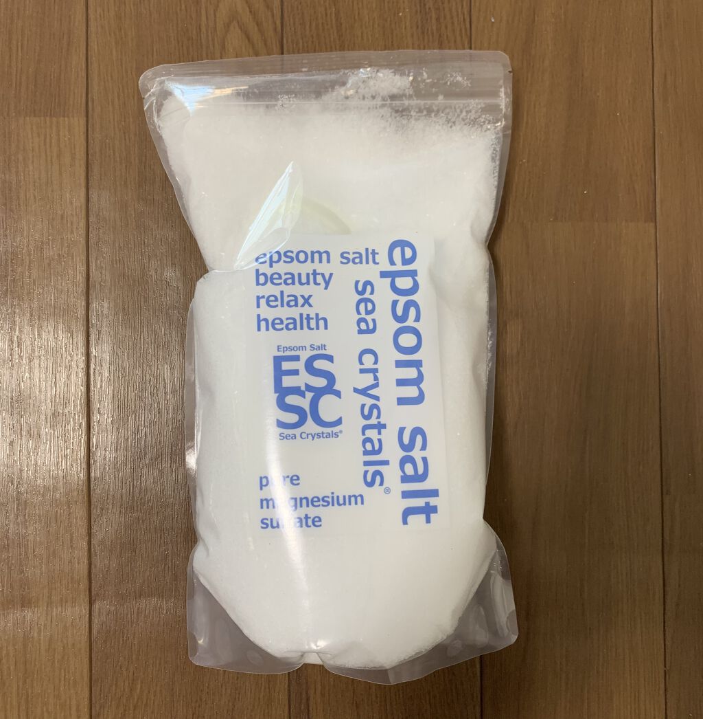 シークリスタルス エプソムソルト オリジナル/sea crystals/無機塩系入浴剤を使ったクチコミ（2枚目）