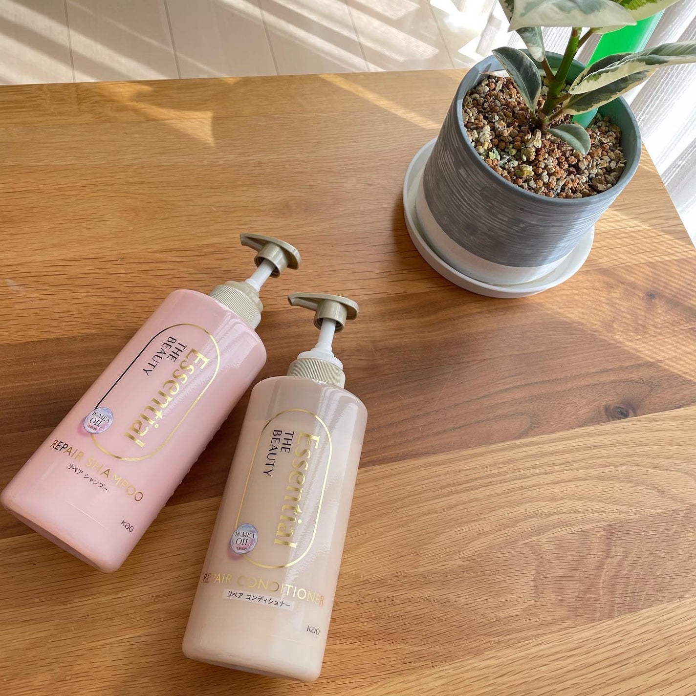 ザビューティ リペアシャンプー・コンディショナー/エッセンシャル/市販シャンプーを使ったクチコミ(2枚目)