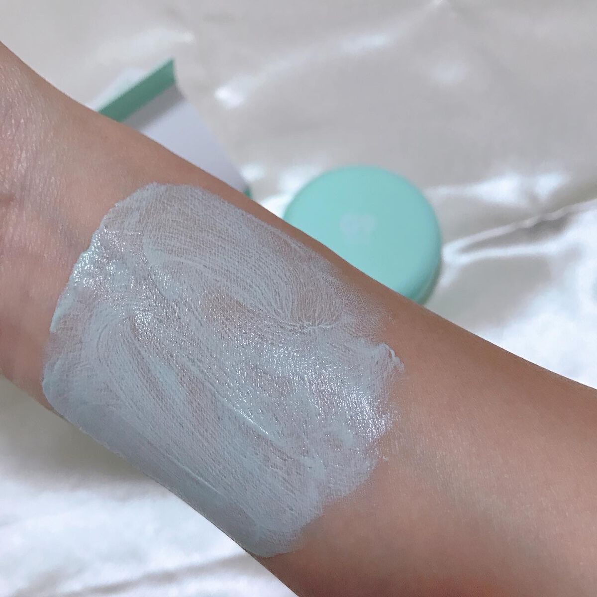 WHITE WHIPPING CREAM(ウユクリーム) ミントグリーン/G9SKIN/化粧下地を使ったクチコミ（3枚目）