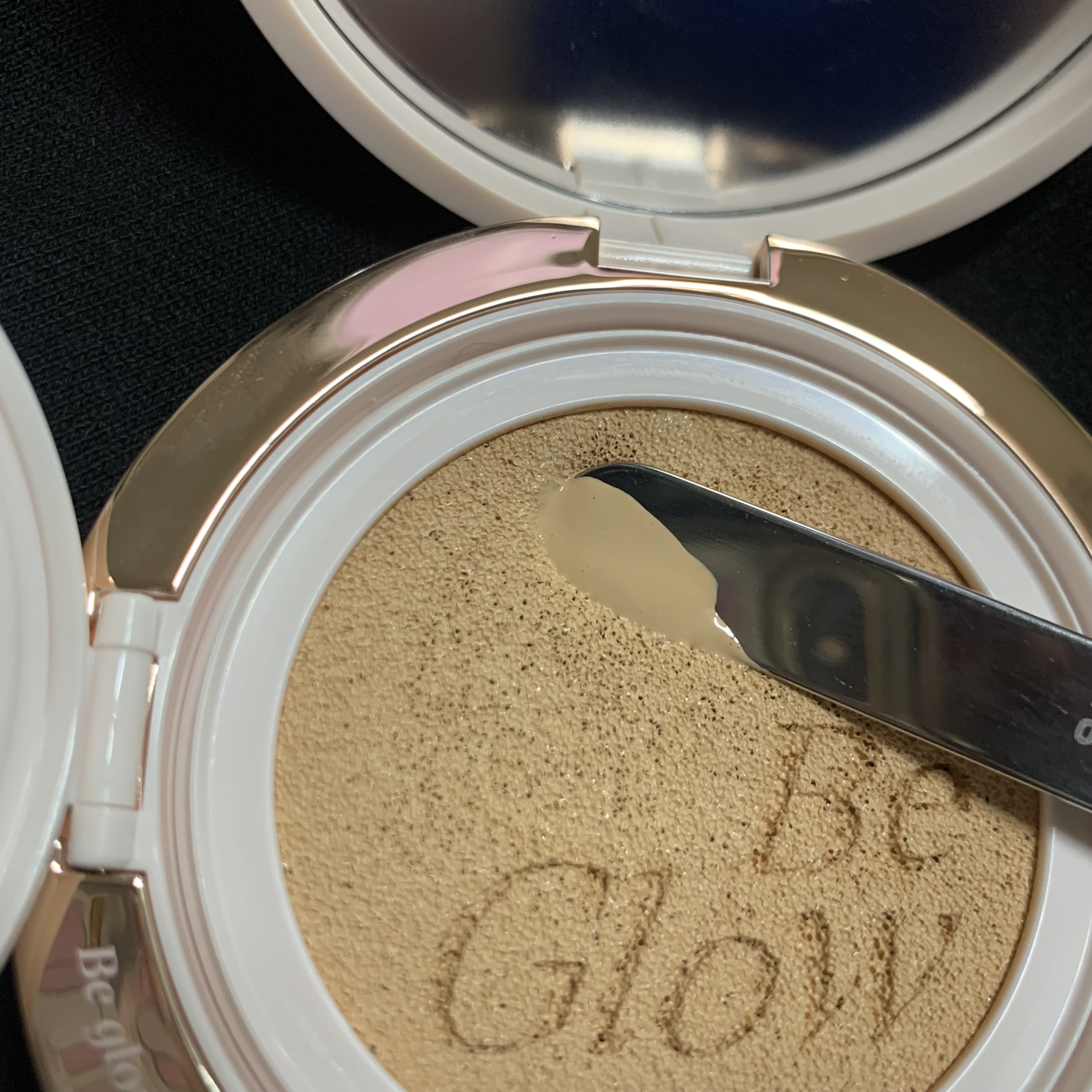 エスポア ビーグロー ボリュームクッション 23 ベージュ/espoir/クッションファンデーションを使ったクチコミ（3枚目）