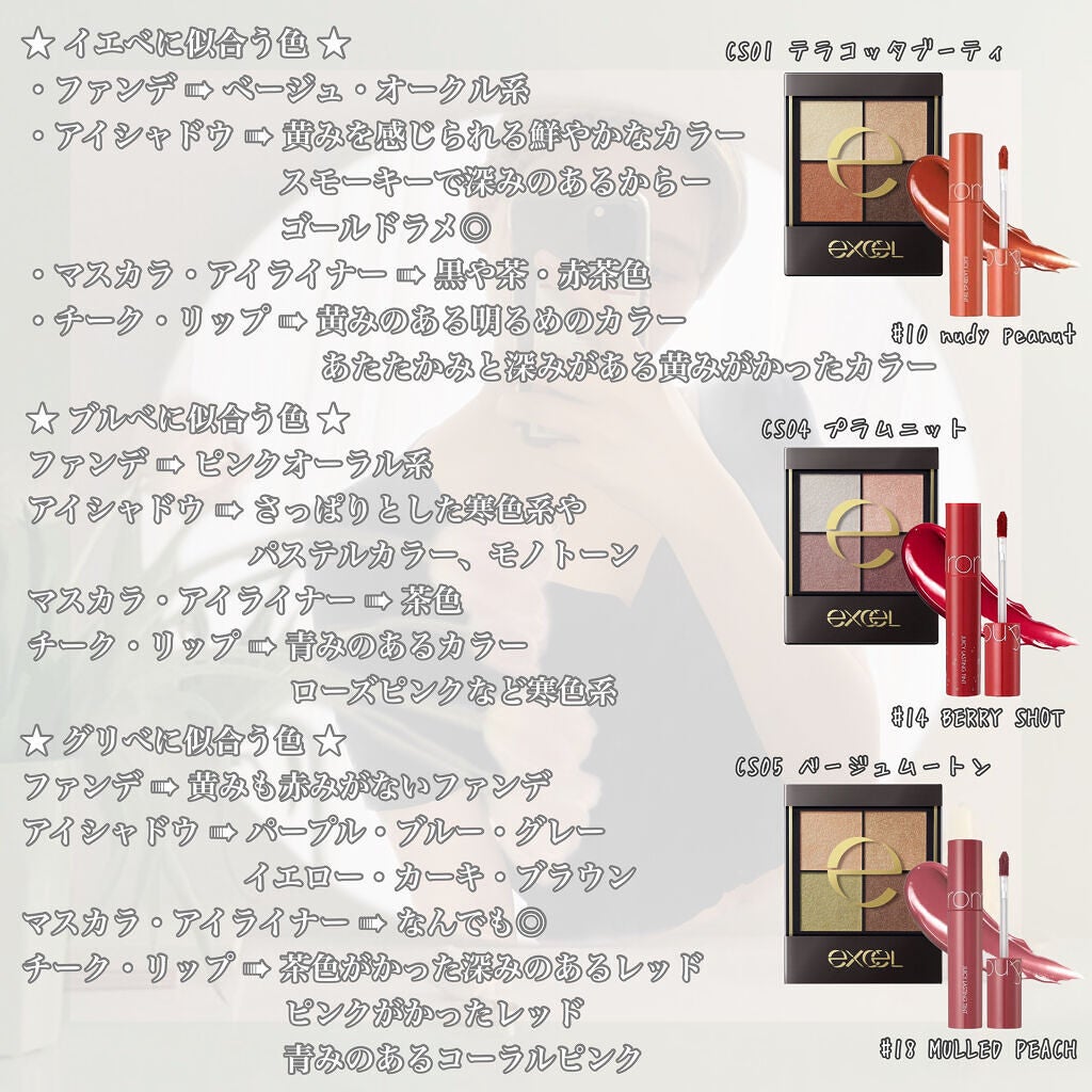 リアルクローズシャドウ/excel/アイシャドウパレットを使ったクチコミ(5枚目)