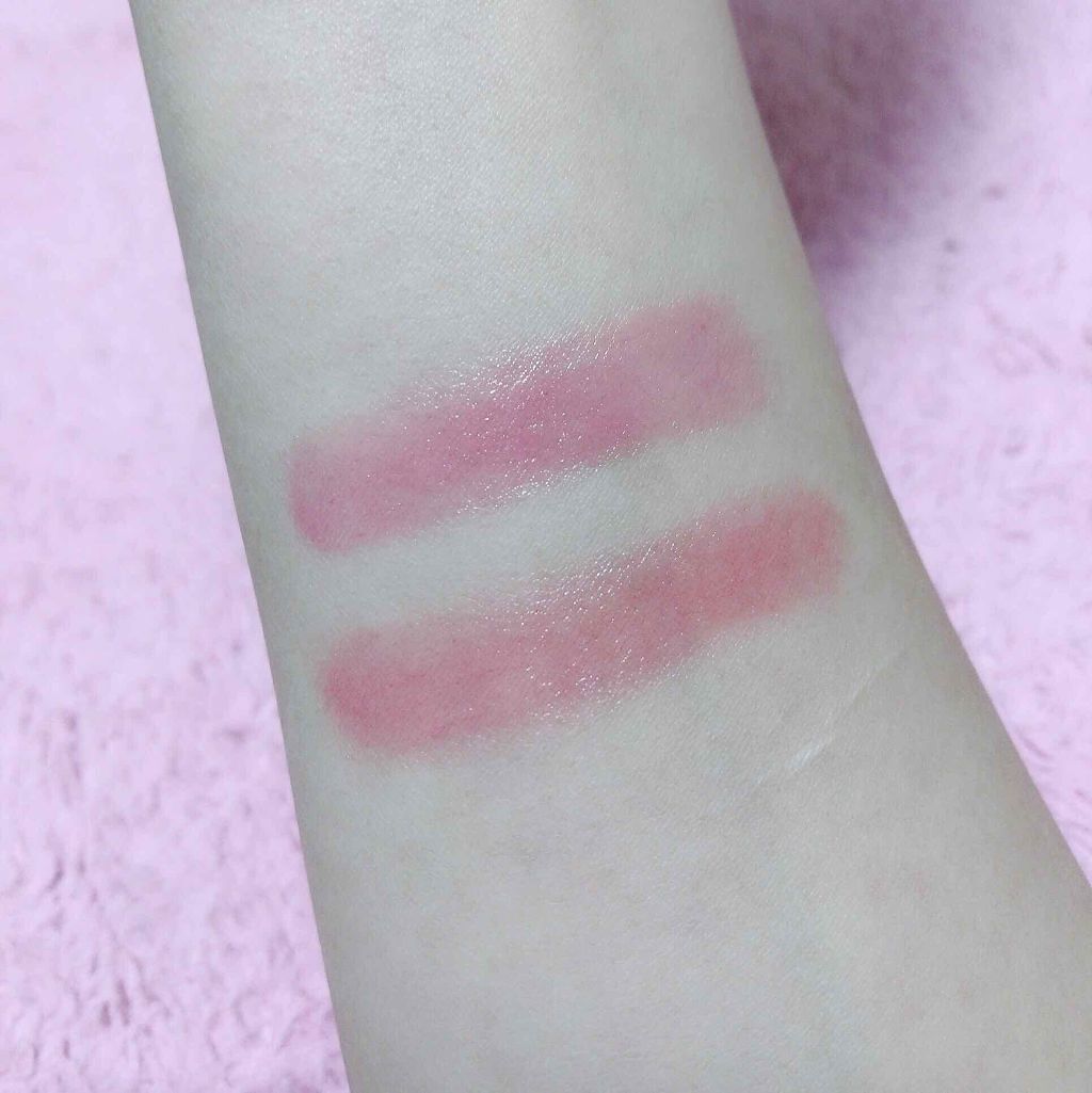 ラスティンググロスリップ/CEZANNE/口紅を使ったクチコミ(2枚目)