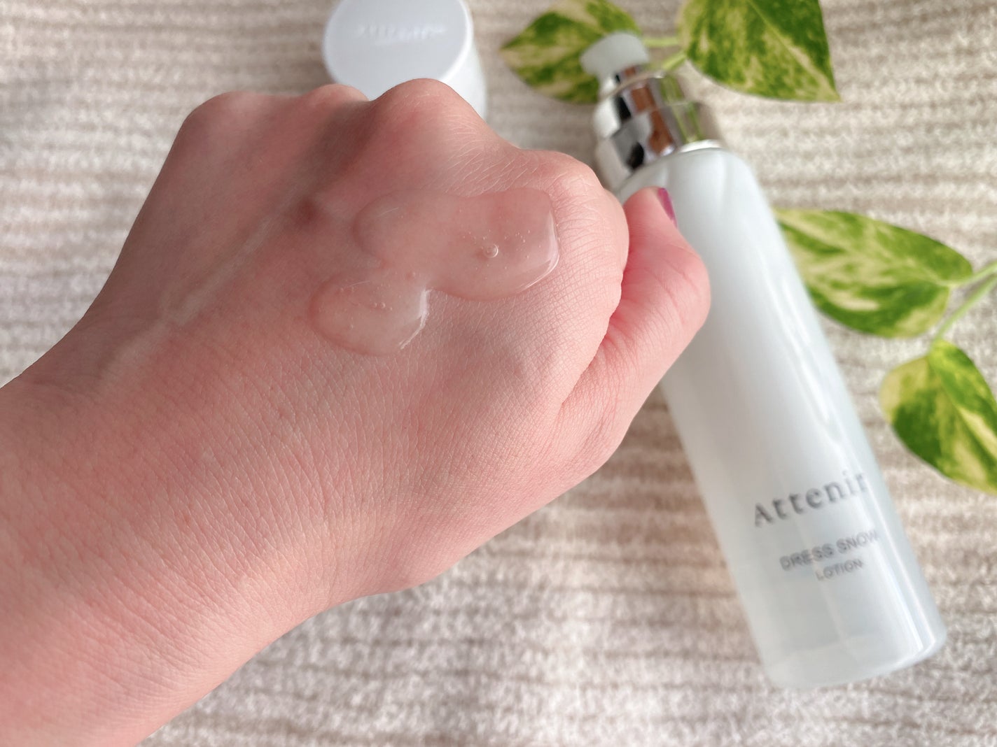 ドレススノー ローション【医薬部外品】 /アテニア/化粧水を使ったクチコミ(3枚目)
