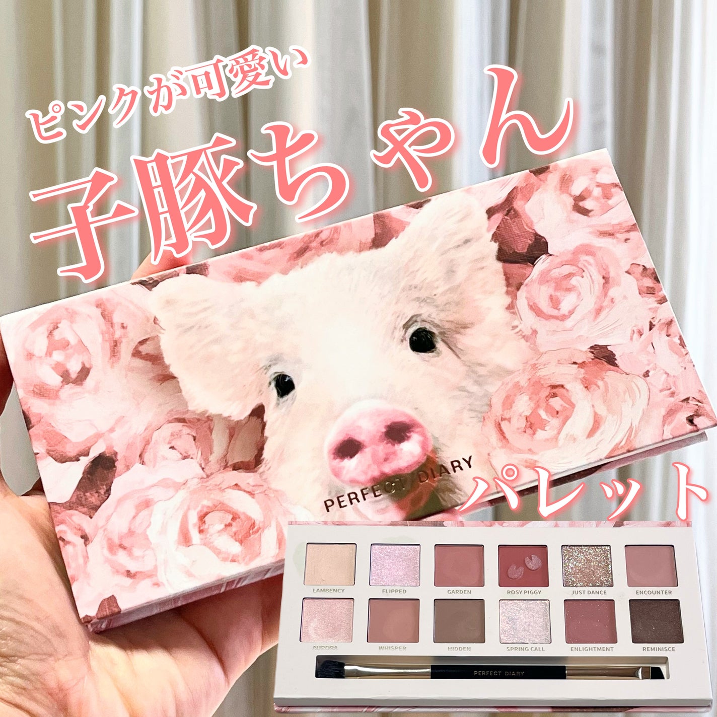 エクスプローラ12色 動物アイシャドウパレット/PERFECT DIARY/アイシャドウパレットを使ったクチコミ(1枚目)