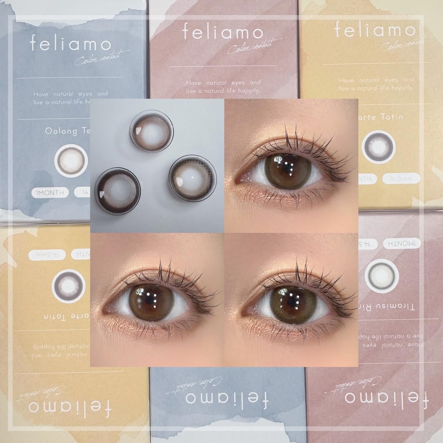 feliamo 1month/feliamo/1ヶ月(1MONTH)カラコンを使ったクチコミ(1枚目)