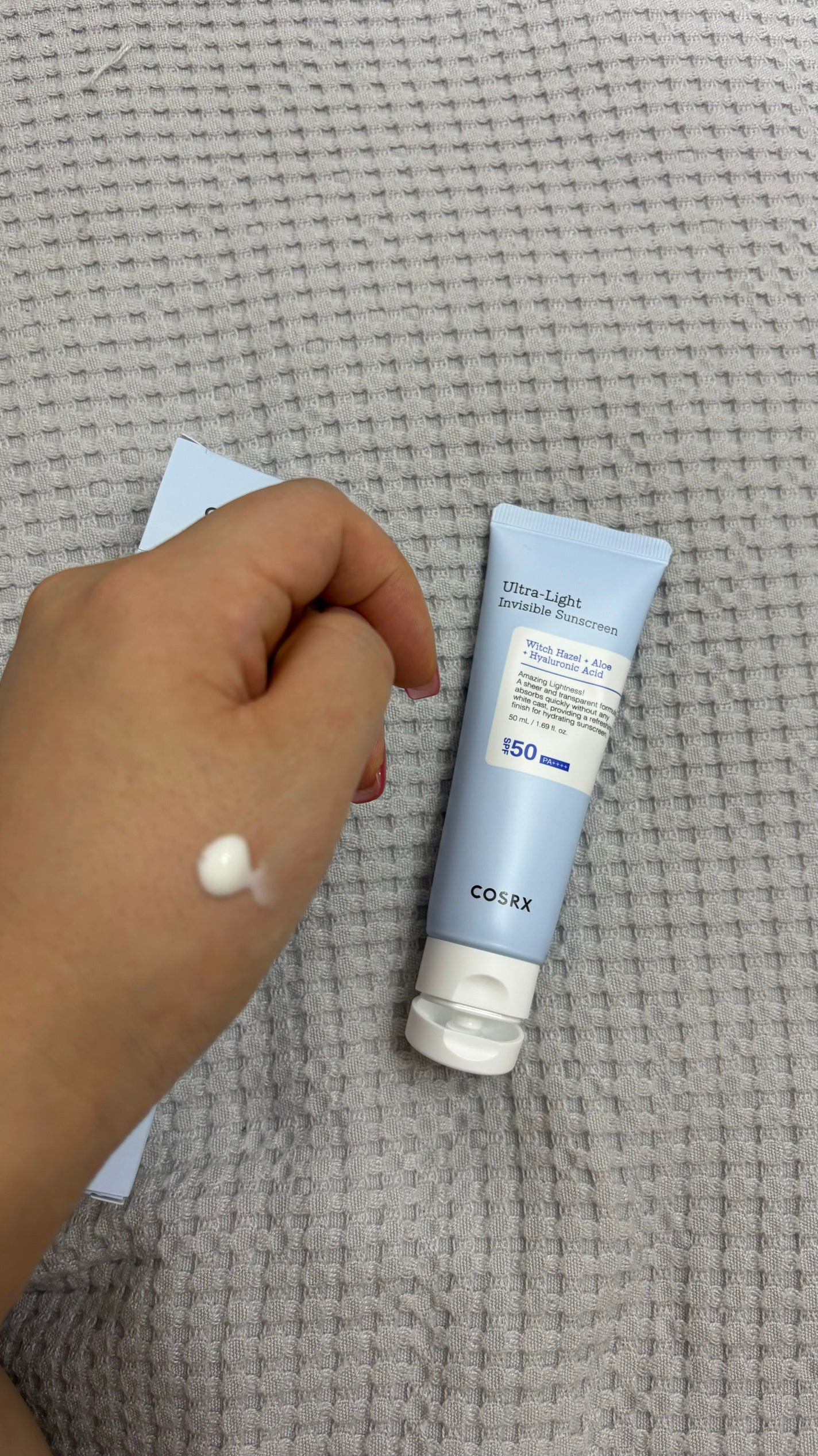 ウルトラライト透明UVクリーム/COSRX/日焼け止めクリームを使ったクチコミ(3枚目)
