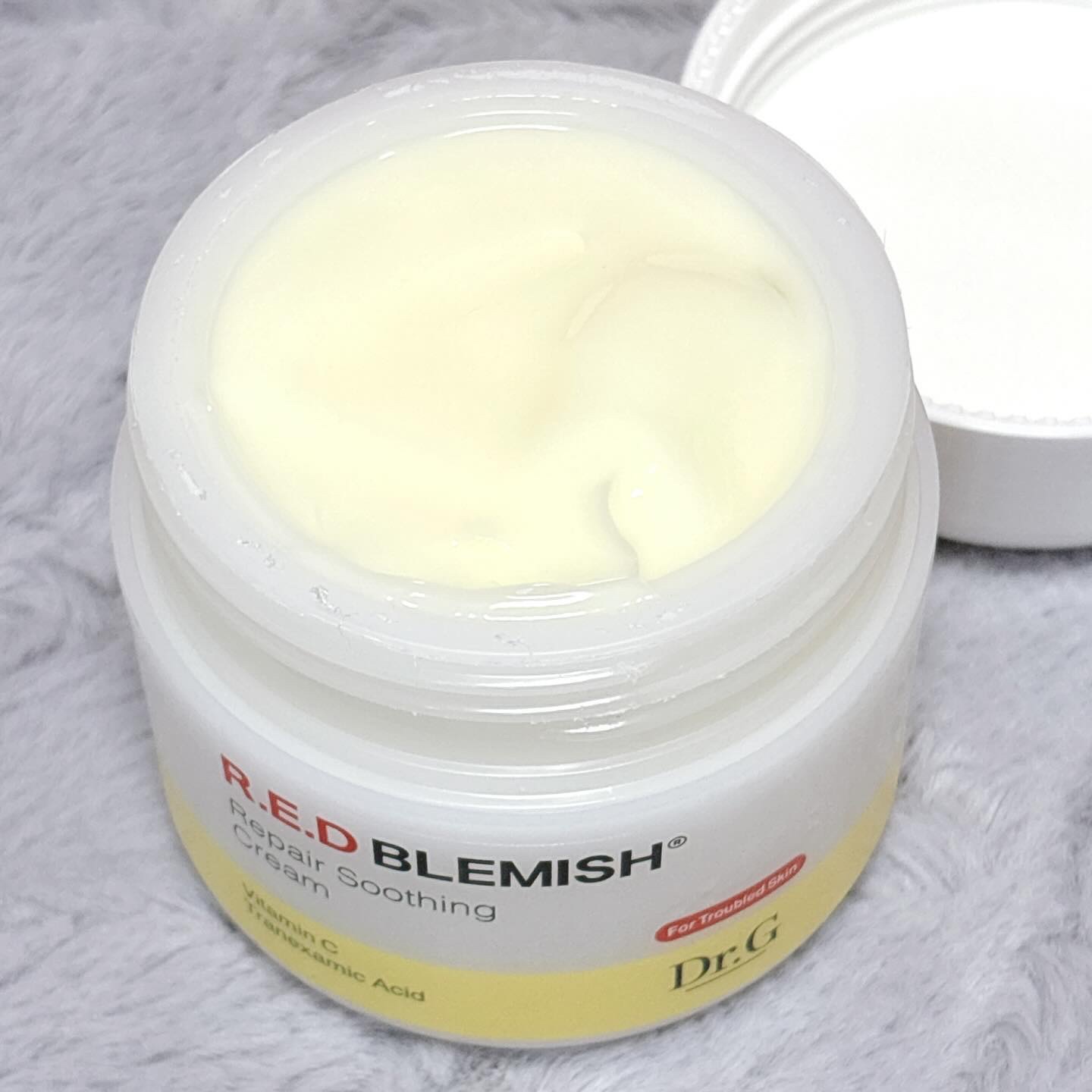 レッドブレミッシュ リペアスージングクリーム/Dr.G/フェイスクリームを使ったクチコミ（2枚目）