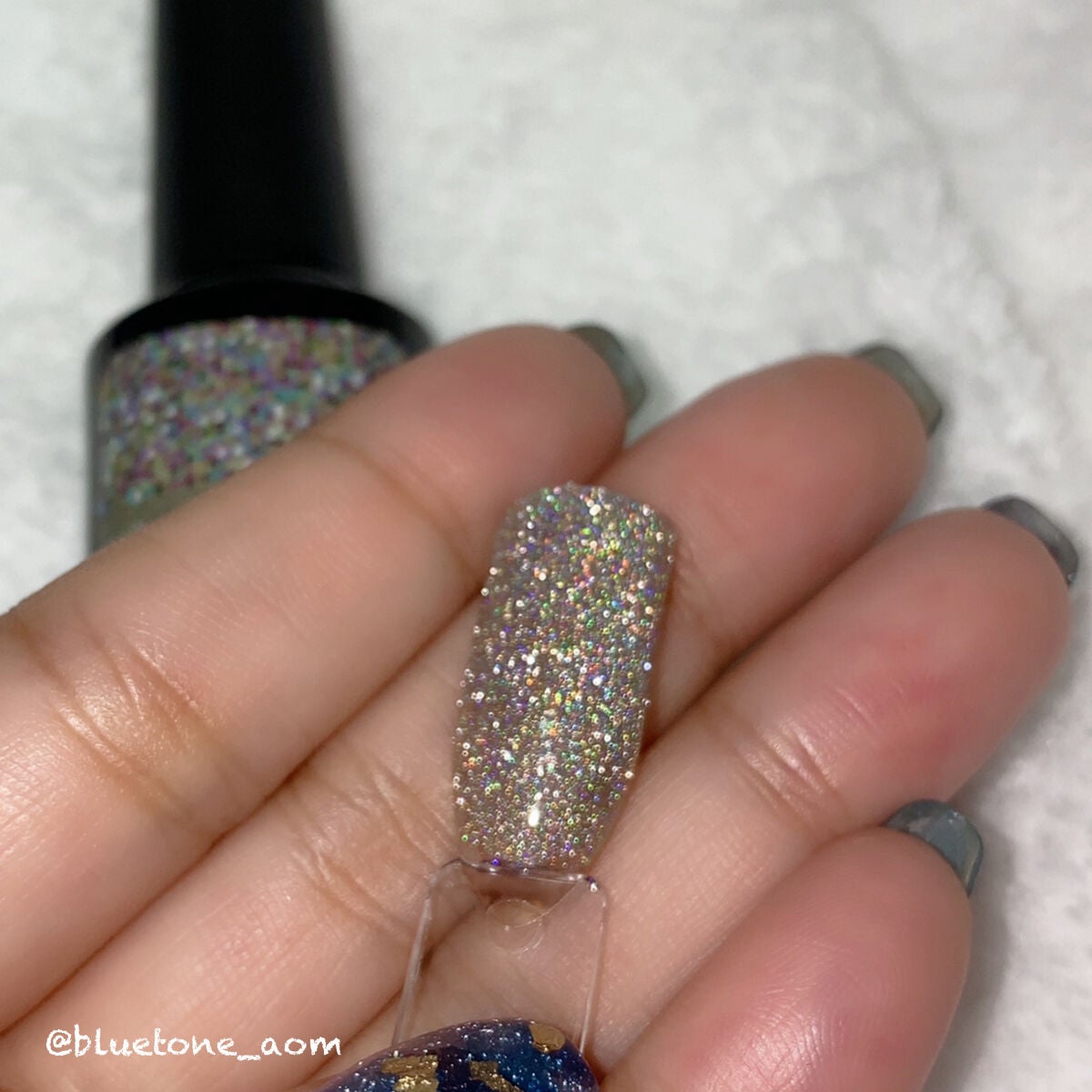 プレミアムフラッシュマグネットジェル/ネイル工房/ジェルネイルを使ったクチコミ(7枚目)