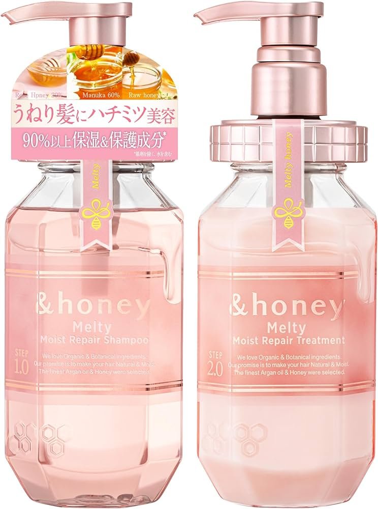 &honey Melty モイストリペア シャンプー1.0／モイストリペア ヘアトリートメント2.0/&honey/市販シャンプーを使ったクチコミ（2枚目）