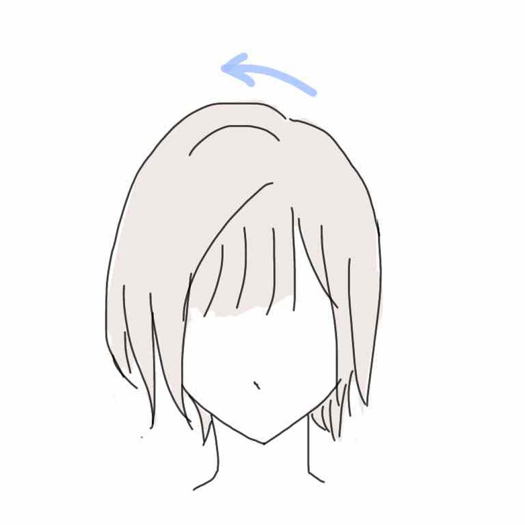 nɹɐH - はる on LIPS 「⚠️初投稿⚠️1.片側(私の場合は右から左)に髪を流して、全体..」(2枚目)