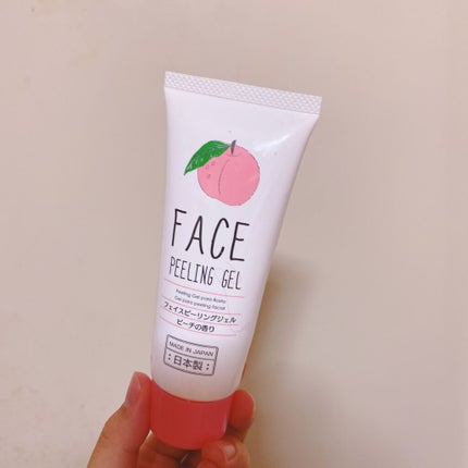 フェイスピーリングジェル ピーチの香り/DAISO/ピーリングを使ったクチコミ(1枚目)