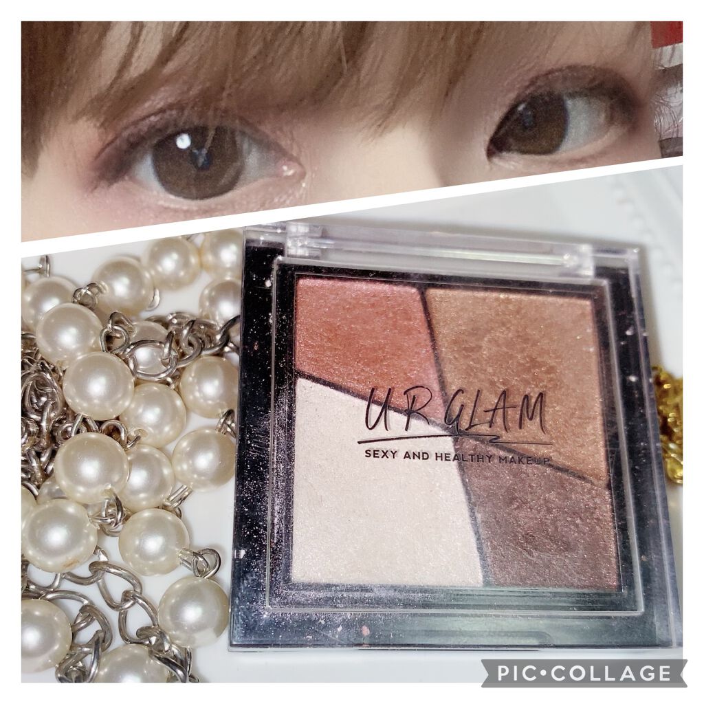 UR GLAM VELVET EYE COLOR PALETTE/U R GLAM/アイシャドウパレットを使ったクチコミ(1枚目)