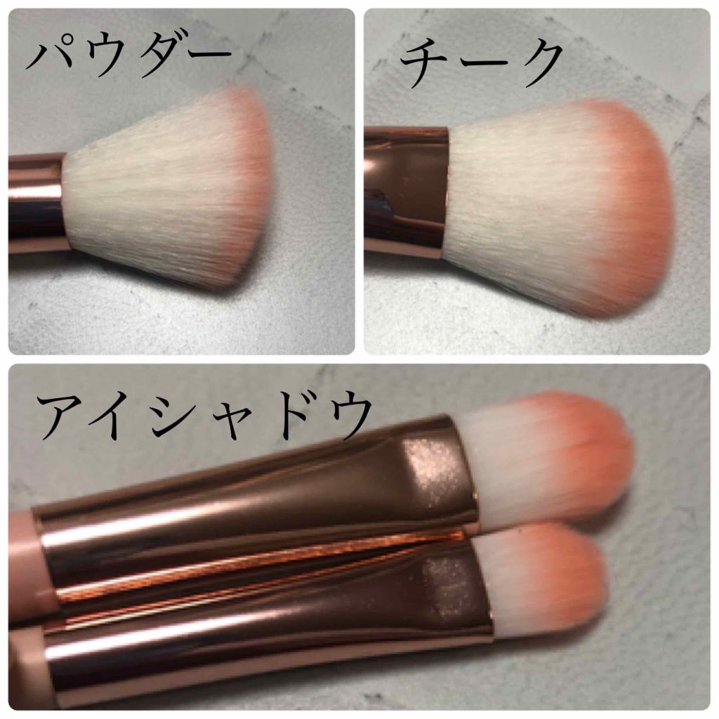 LJ プチ ファンデーションブラシ/セリア/メイクブラシを使ったクチコミ（2枚目）