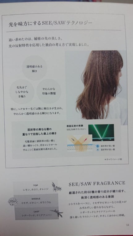 SEE SAW ヘア&スキャルプシャンプー/ヘアトリートメント/LebeL/シャンプー・コンディショナーを使ったクチコミ(2枚目)