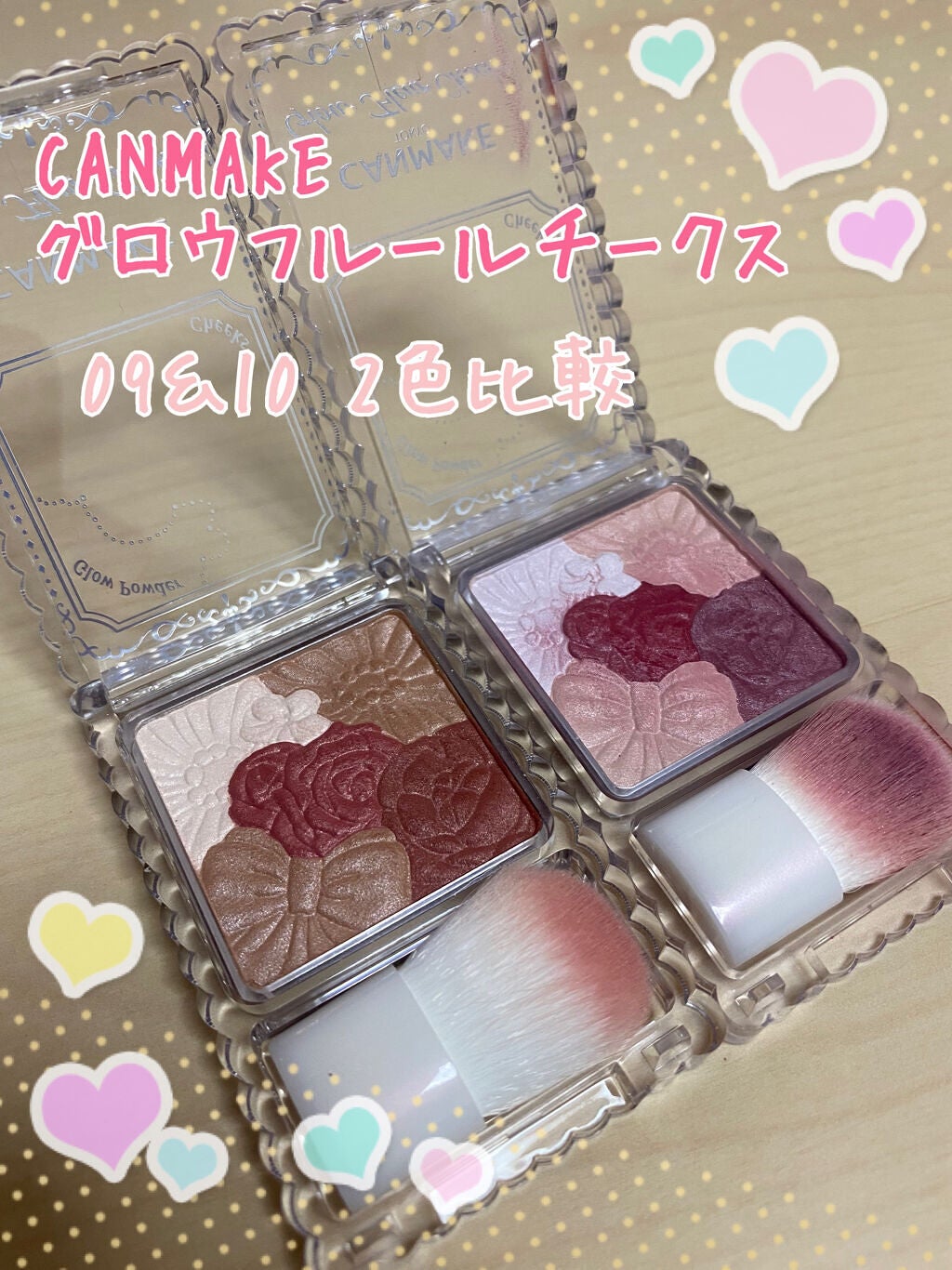 グロウフルールチークス/キャンメイク/パウダーチークを使ったクチコミ(1枚目)