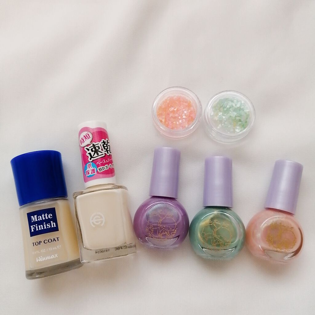 ウィンマックス ネイルケアシリーズ マットトップコート/DAISO/ネイルトップコートを使ったクチコミ(2枚目)