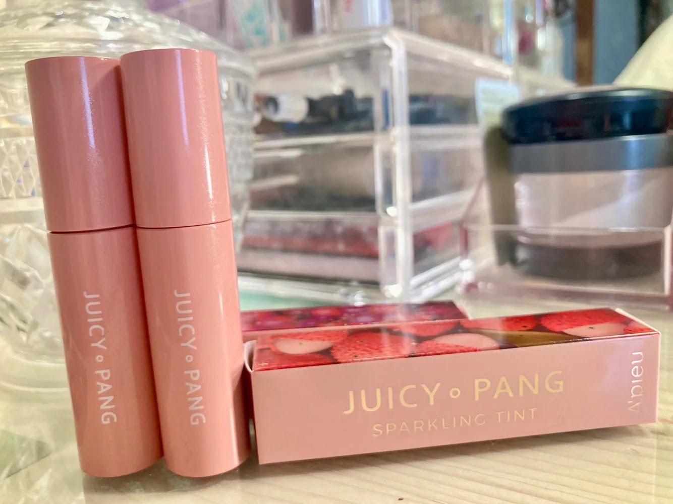 アピュー ジューシーパン スパークリングティント/A’pieu/口紅を使ったクチコミ(1枚目)