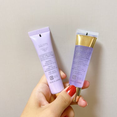 くずれ防止 美容液ケアベース ミルクパープル SPF30 PA++/Borica/化粧下地を使ったクチコミ（2枚目）