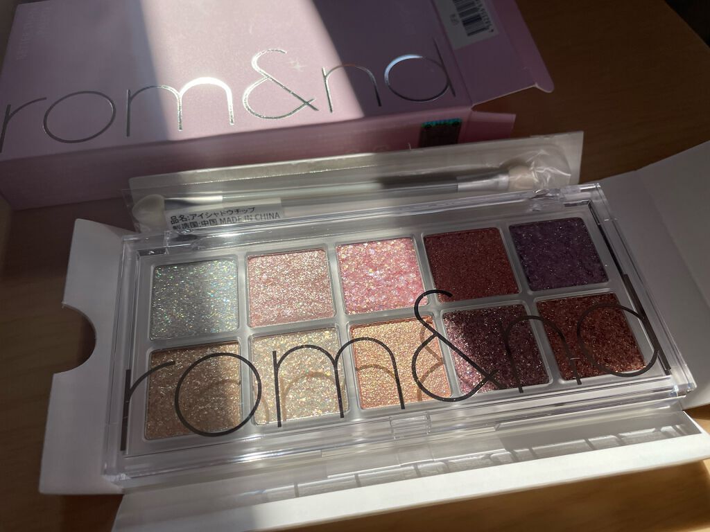 ベターザンパレット/rom&nd/アイシャドウパレットを使ったクチコミ（2枚目）