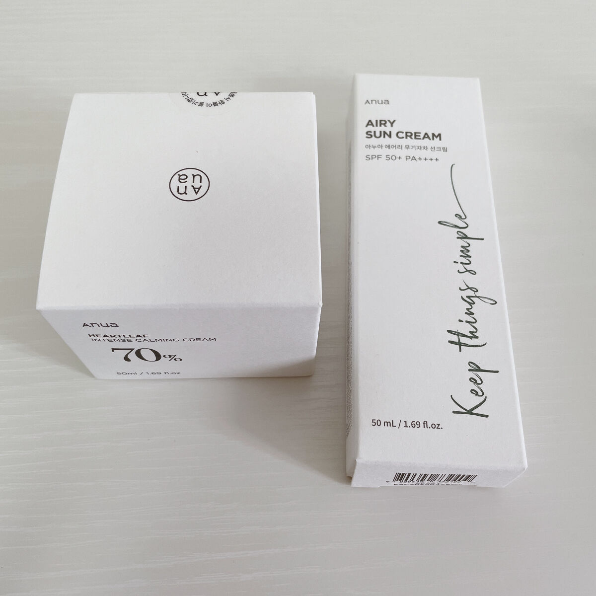 エアリーサンクリーム SPF50+PA++++/Anua/日焼け止めクリームを使ったクチコミ（3枚目）