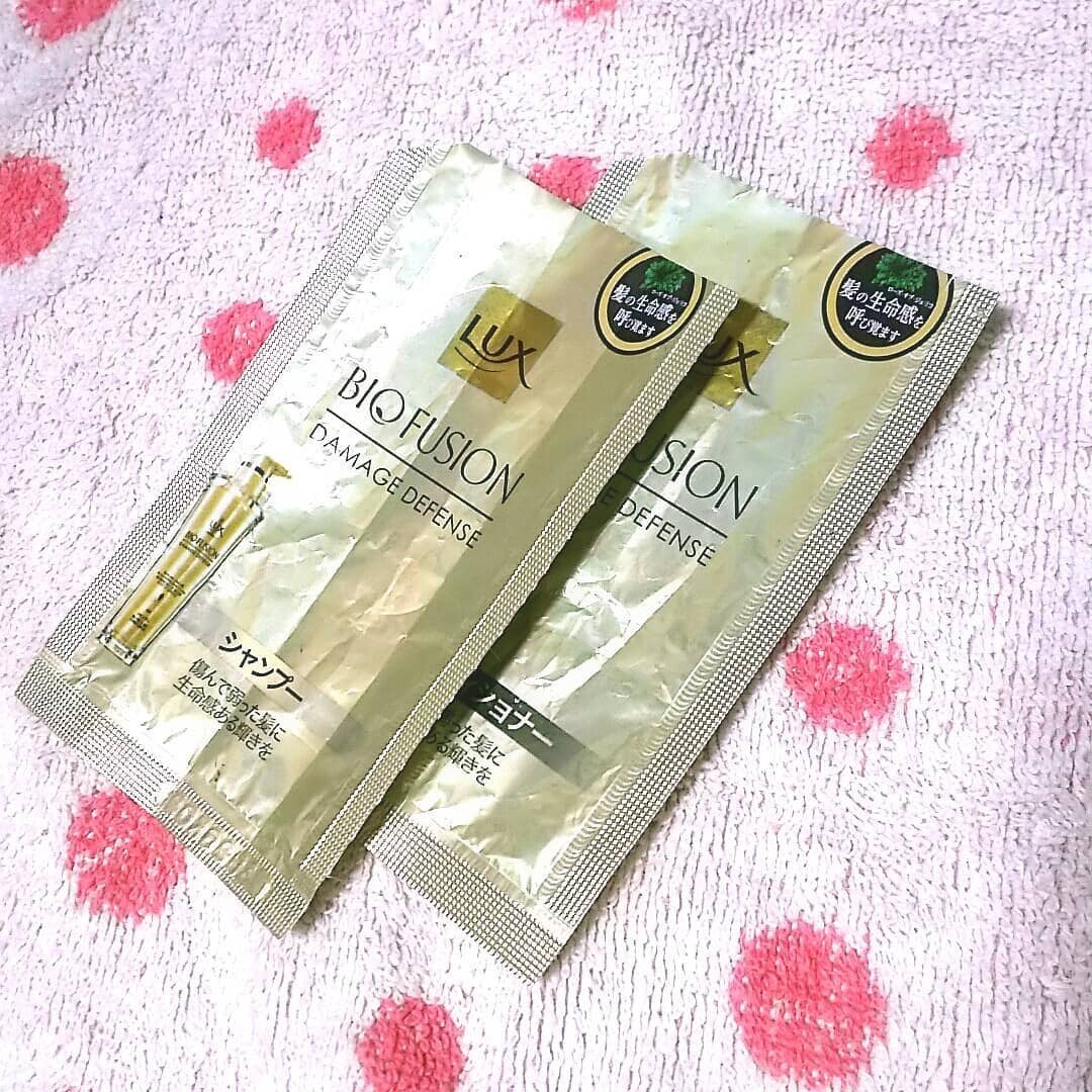 まゆ on LIPS 「#使い切りサンプル#使い切りヘアケア#ラックスバイオフュージョ..」(1枚目)