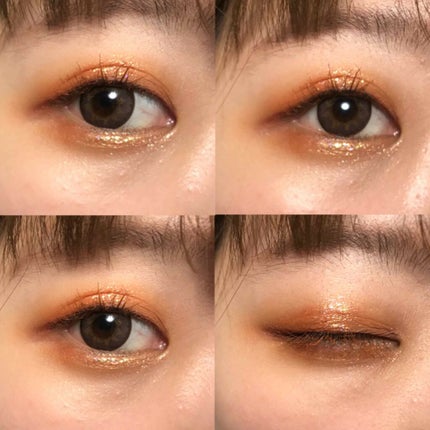 リキッド グリッター シャドウ/rom&nd/グリッターを使ったクチコミ(2枚目)