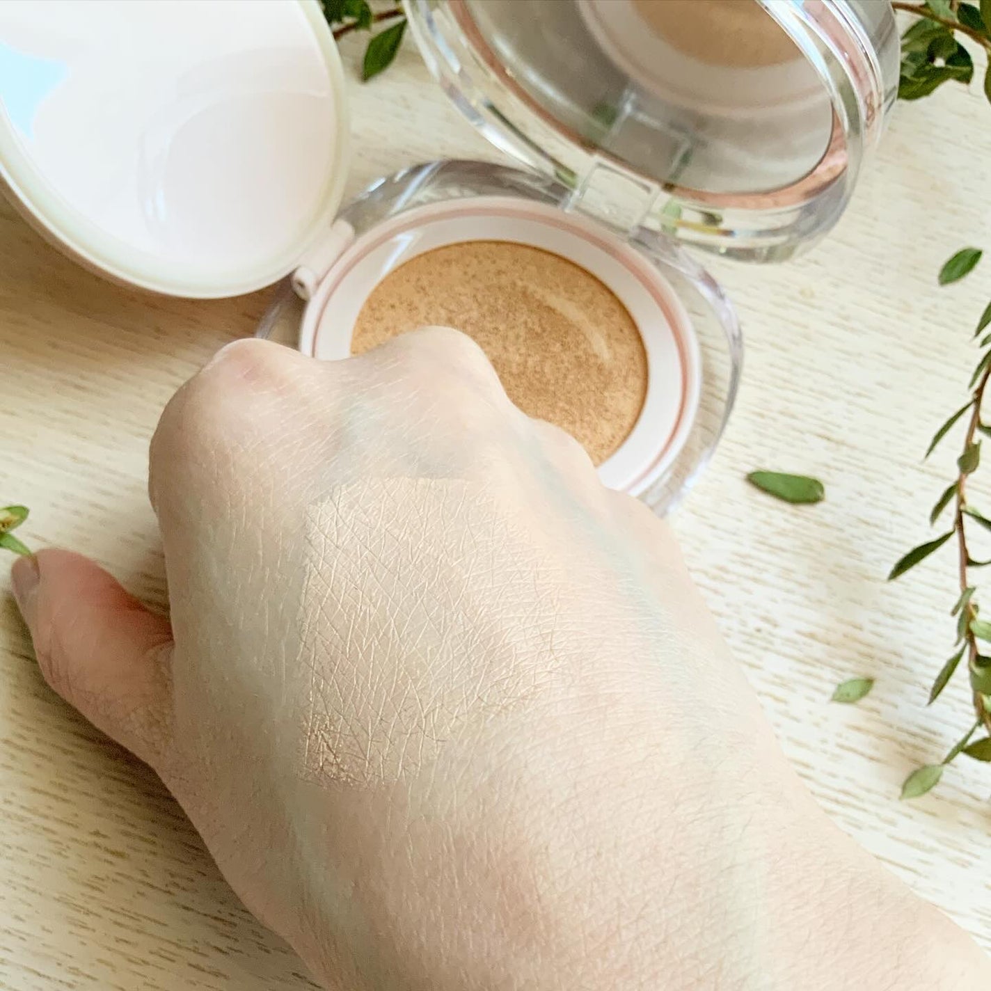 アリウル インクフェザーカバーラスティングクッション/Ariul/クッションファンデーションを使ったクチコミ(5枚目)