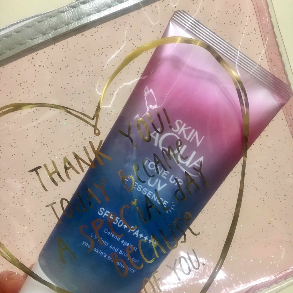 スキンアクア トーンアップUVエッセンス/スキンアクア/日焼け止めクリームを使ったクチコミ（2枚目）