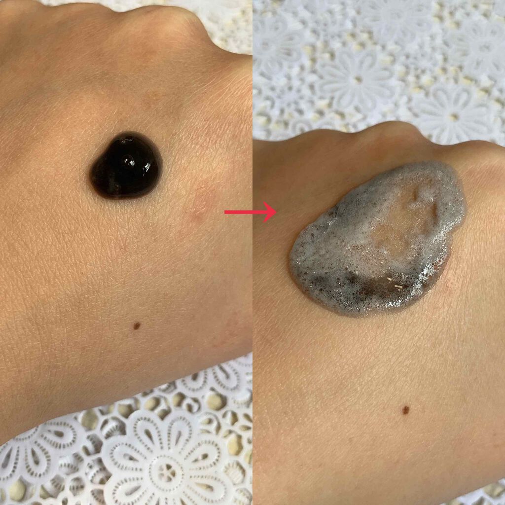 JUSO KURO PACK/NAKUNA-RE/洗い流すパック・マスクを使ったクチコミ（3枚目）