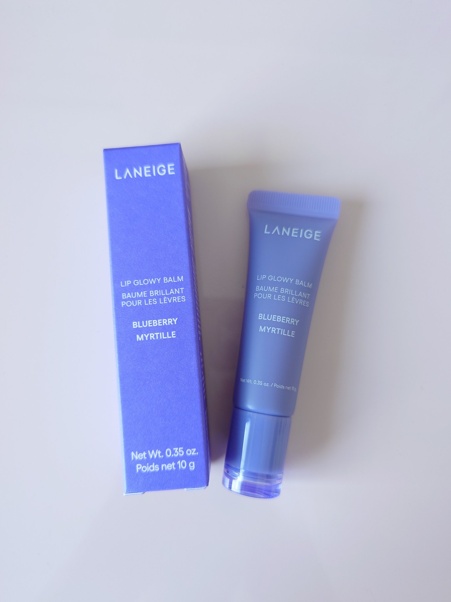 リップグロウィバーム ブルーベリー/LANEIGE/リップバームを使ったクチコミ（1枚目）