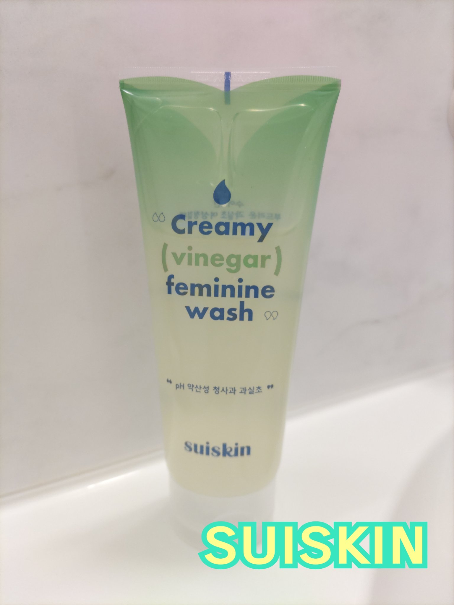 クリーミービネガーフェミニンウォッシュ/suiskin/ボディソープを使ったクチコミ（1枚目）