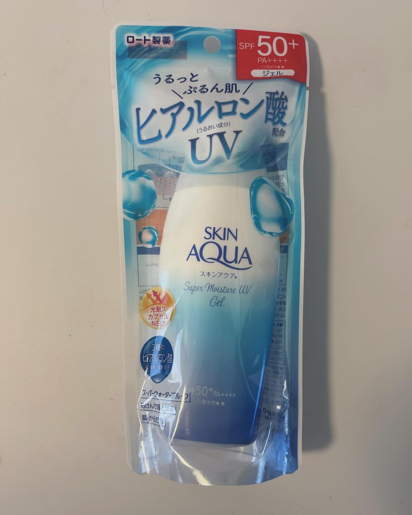 スキンアクア スーパーモイスチャージェル/スキンアクア/日焼け止めジェルを使ったクチコミ（2枚目）