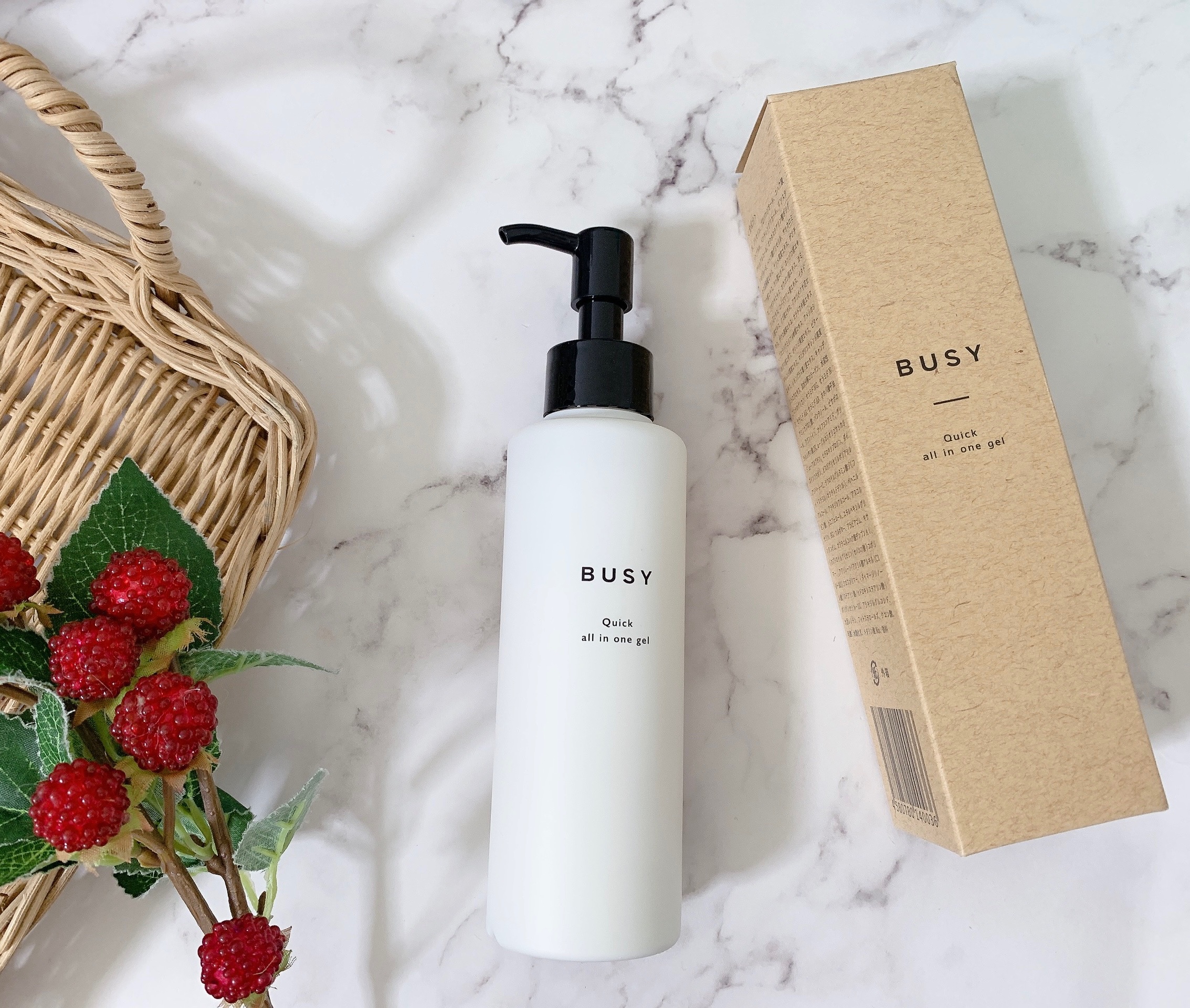 ビジー クイック オールインワンジェル/BUSY/オールインワン化粧品を使ったクチコミ（2枚目）