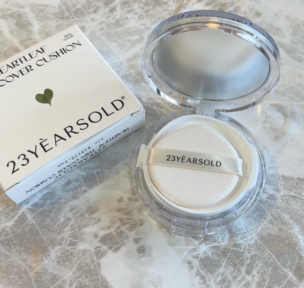 ハートリーフシーンカバークッション/23years old/クッションファンデーションを使ったクチコミ(2枚目)