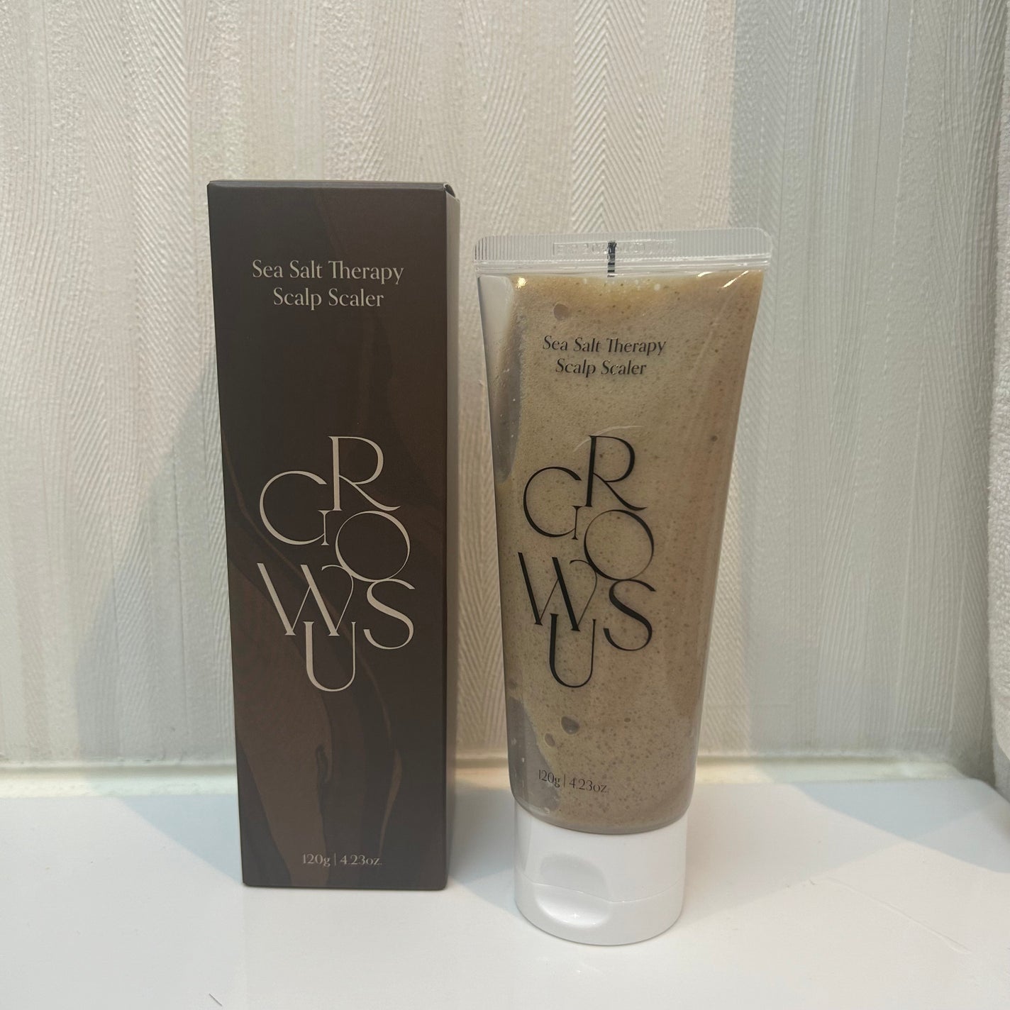 シーソルトセラピースカルプスケーラー/GROWUS/ヘッドスクラブを使ったクチコミ(1枚目)