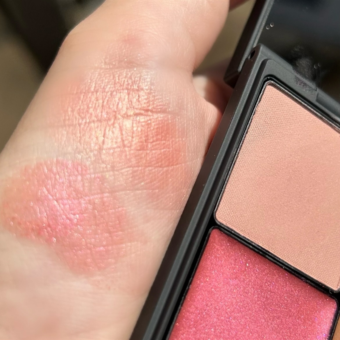 エレメンタル フェイスパレット/Celvoke/ジェル・クリームチークを使ったクチコミ（2枚目）