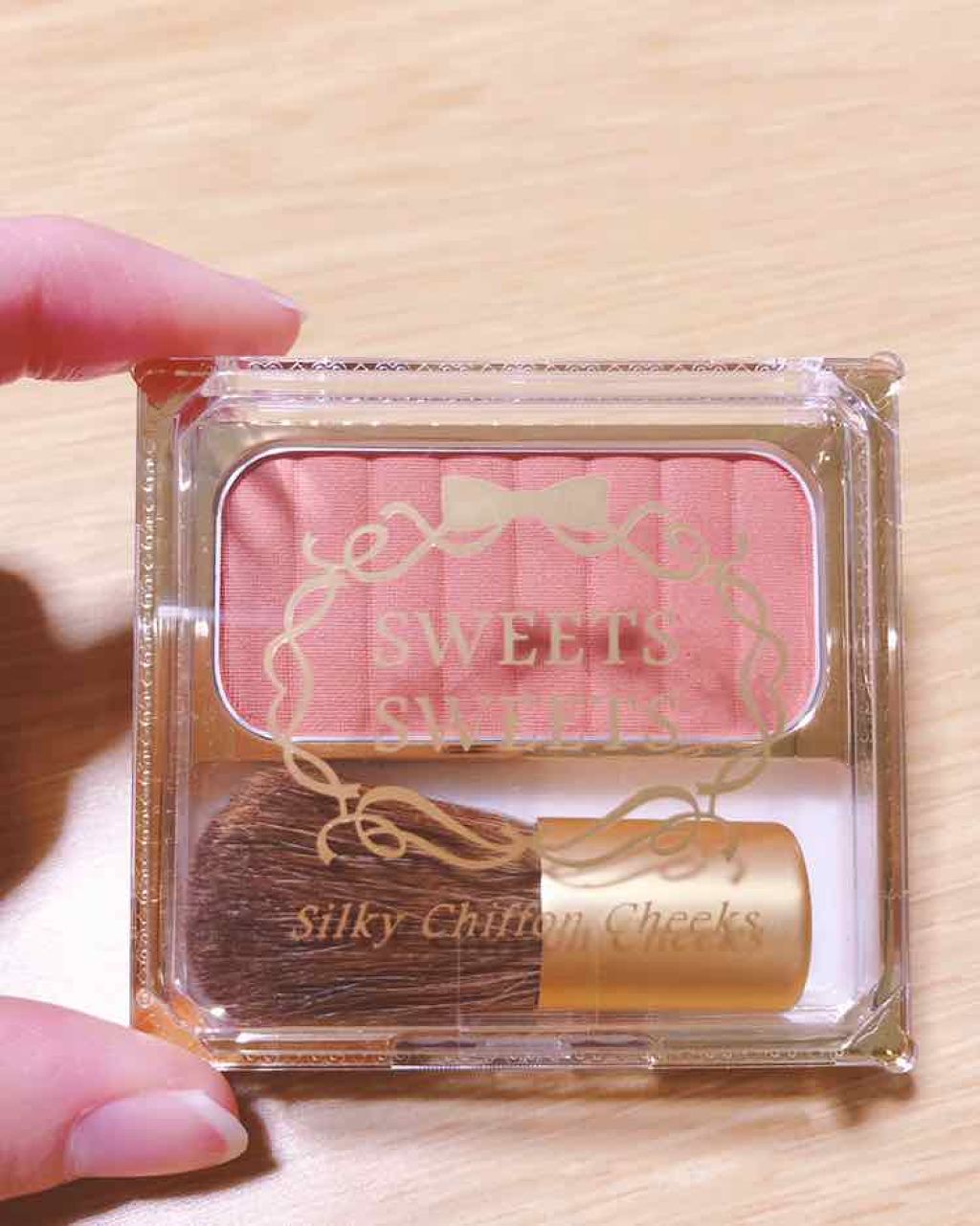 シルキーシフォンチーク/スウィーツ スウィーツ/パウダーチークを使ったクチコミ(1枚目)