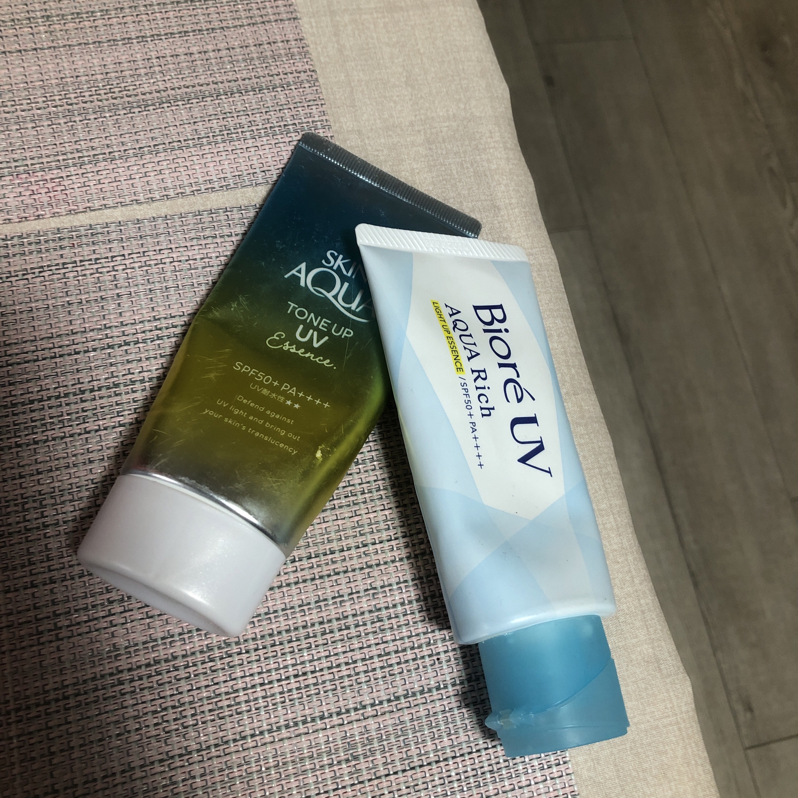 ビオレUV アクアリッチ ライトアップエッセンス/ビオレ/日焼け止めクリームを使ったクチコミ（1枚目）