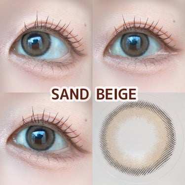 LENSSIS サンドシリーズのクチコミ「【LENSSIS】


💛SAND BEIGE
1day

DIA...14.2mm／GDIA.....」（3枚目）