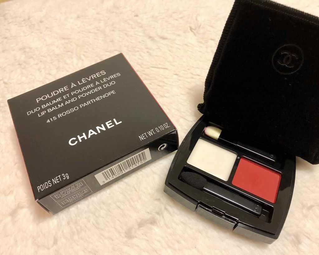 プードゥル ア レーヴル 415	ロッソ パルテノペ/CHANEL/口紅を使ったクチコミ（1枚目）