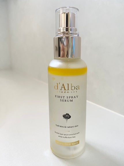 ダルバ ホワイトトリュフファーストスプレーセラム/ダルバ/ミスト状化粧水を使ったクチコミ(1枚目)