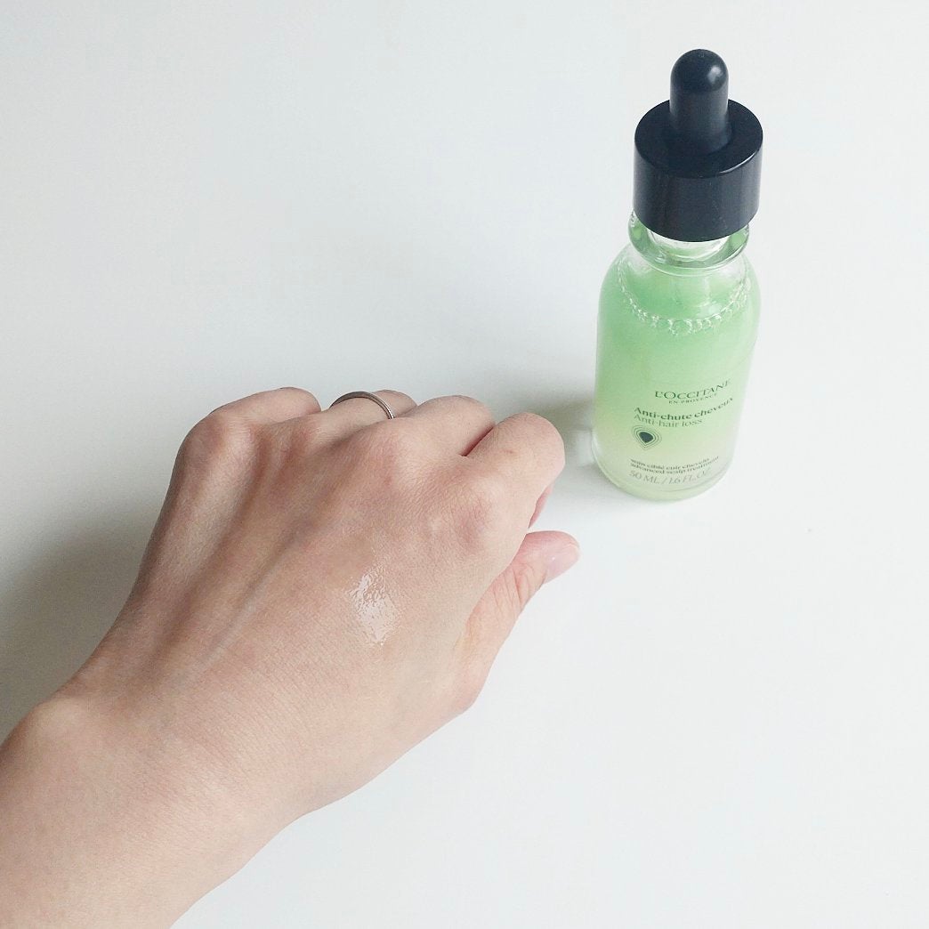 薬用 メディカル アンチヘアロスセラム/L'OCCITANE/頭皮ローションを使ったクチコミ(4枚目)