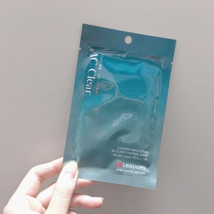 LEADERS AC クリア コントロール マスクのクチコミ「܁
LEADERS INSOLUTION
AC Clear
韓国の美容皮膚科が開発した日.....」(1枚目)