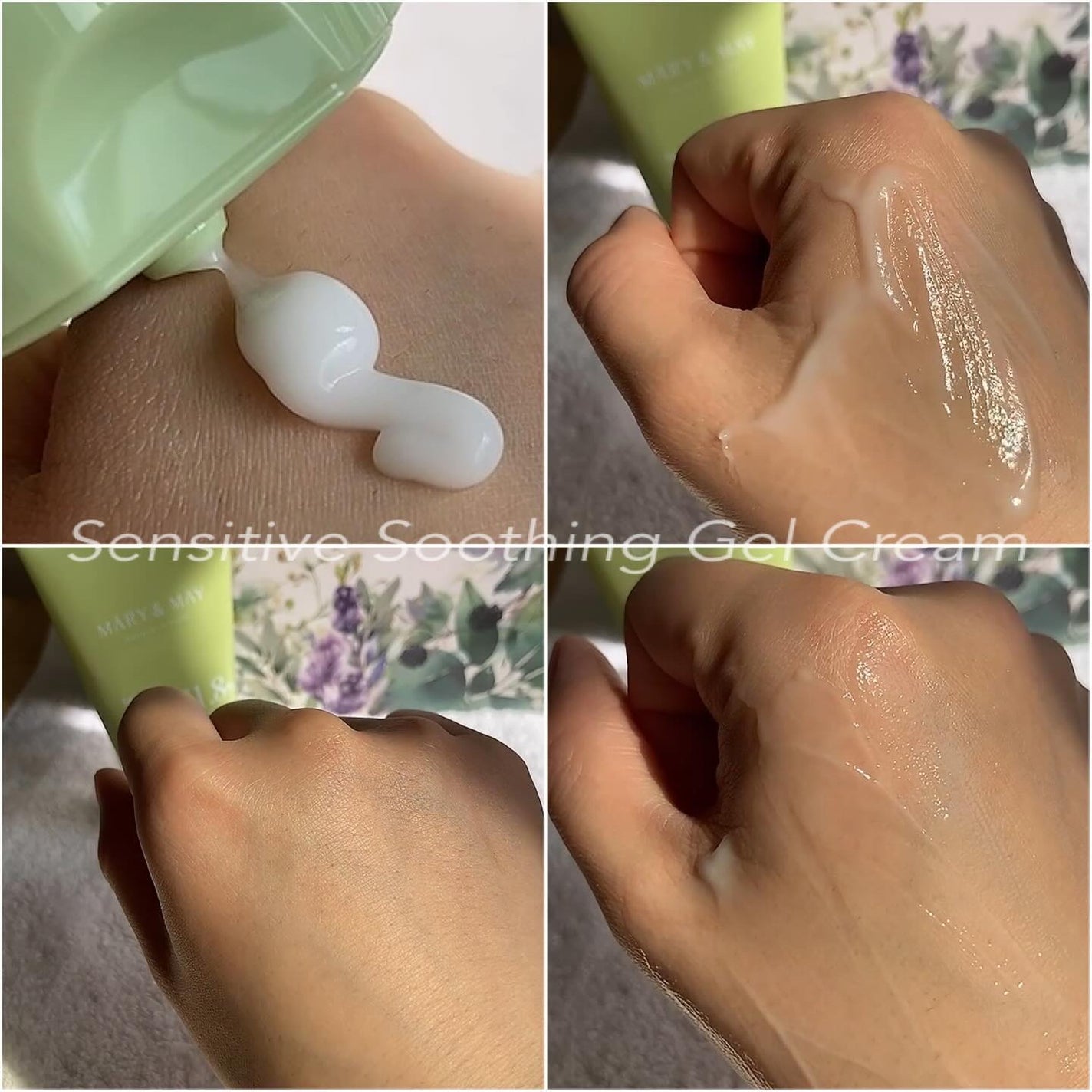 Sensitive Soothing Gel Cream/MARY&MAY/フェイスクリームを使ったクチコミ(6枚目)