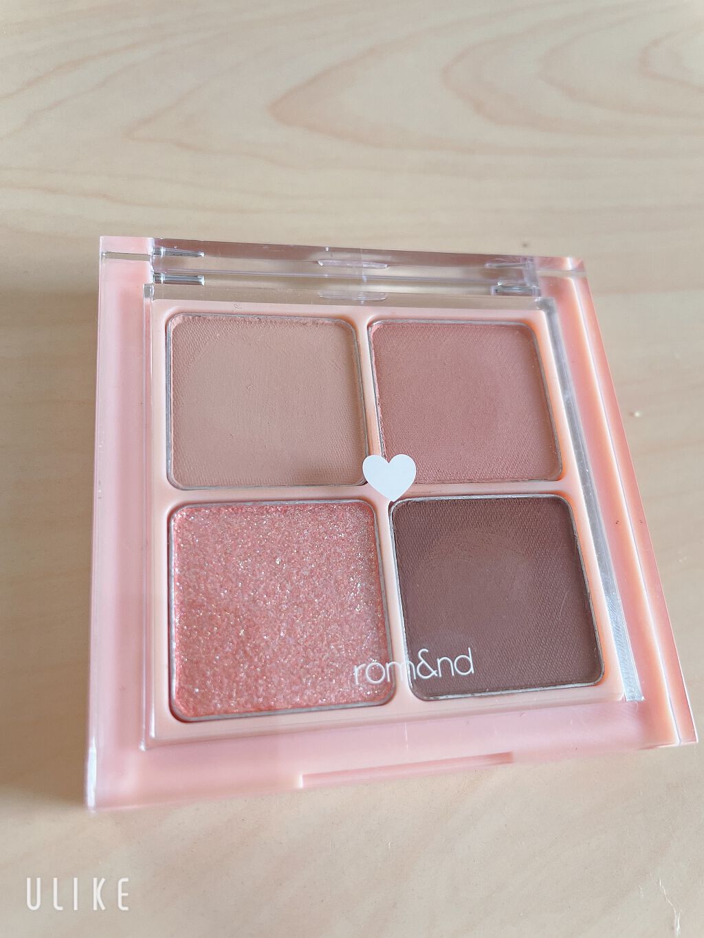 ベターザンアイズ/rom&nd/アイシャドウパレットを使ったクチコミ(1枚目)