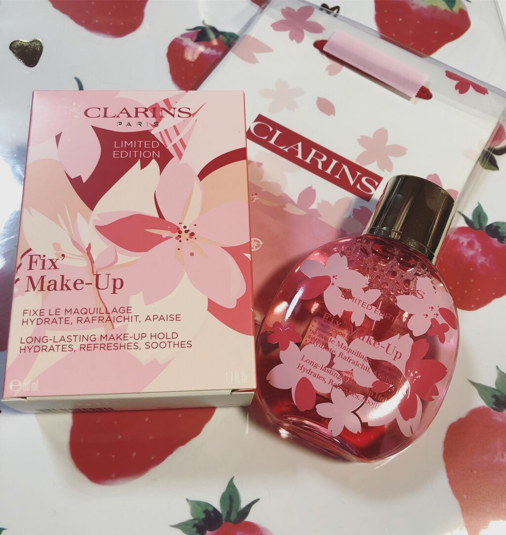 フィックス メイクアップ サクラ/CLARINS/ミスト状化粧水を使ったクチコミ(1枚目)